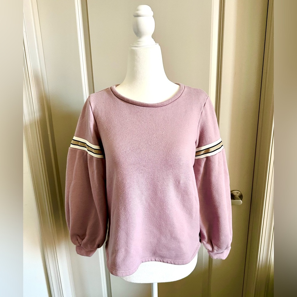 Anthropologie DOLAN Tagawa Sweater Size Small in Purple
